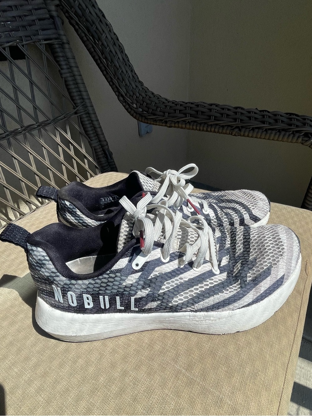 NOBULL Black & White Training Shoes